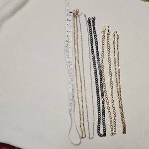 Elegant Gold and Black Chain Necklace/Belt/Chain for Your Waltz/Purse Set